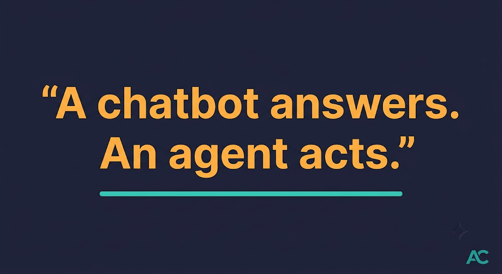 chatbot vs ai agent 

